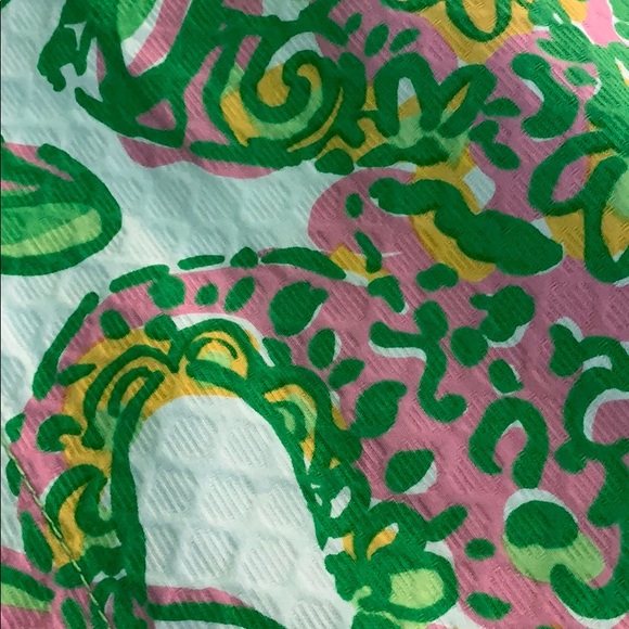 Lily Pulitzer Pink & Green Callahan Shorts - Picture 4 of 6